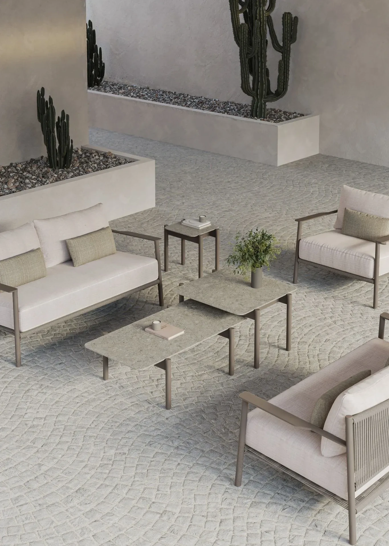 Mesa centro de exterior Nara