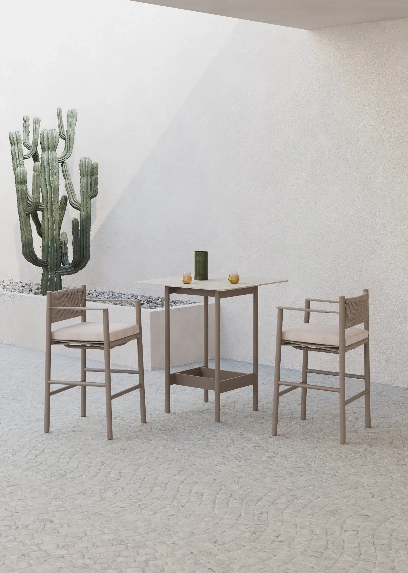 Mesa bar de exterior Nara