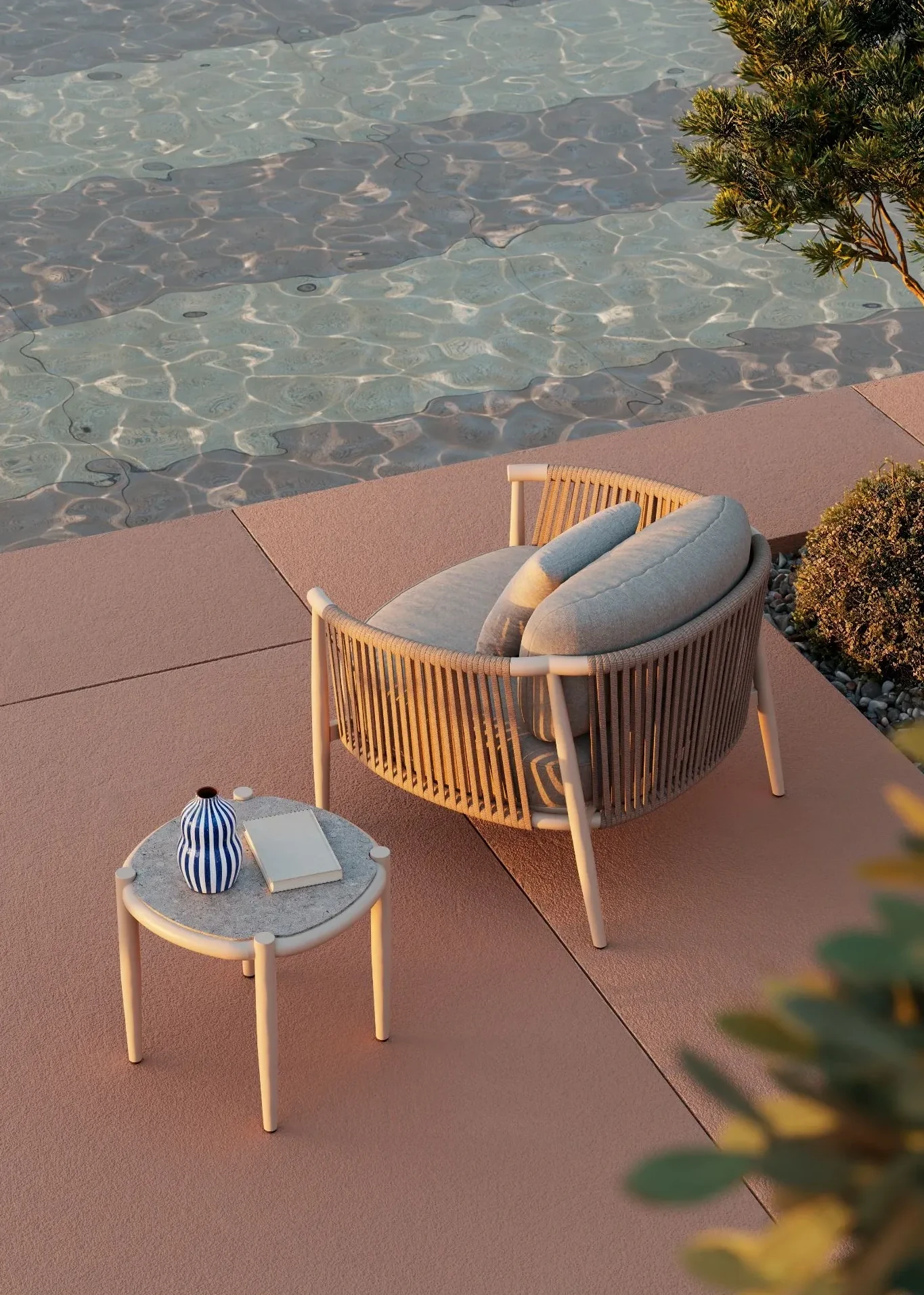 Sillón de exterior Clover