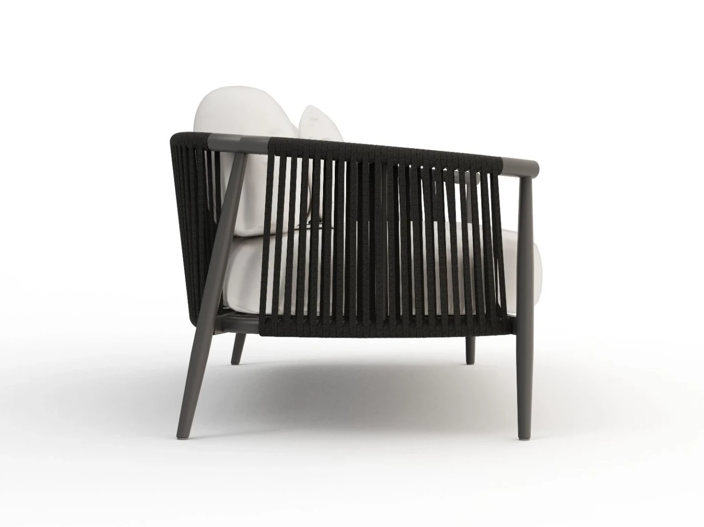 Clover Sofá 2PL Carbon vista 2