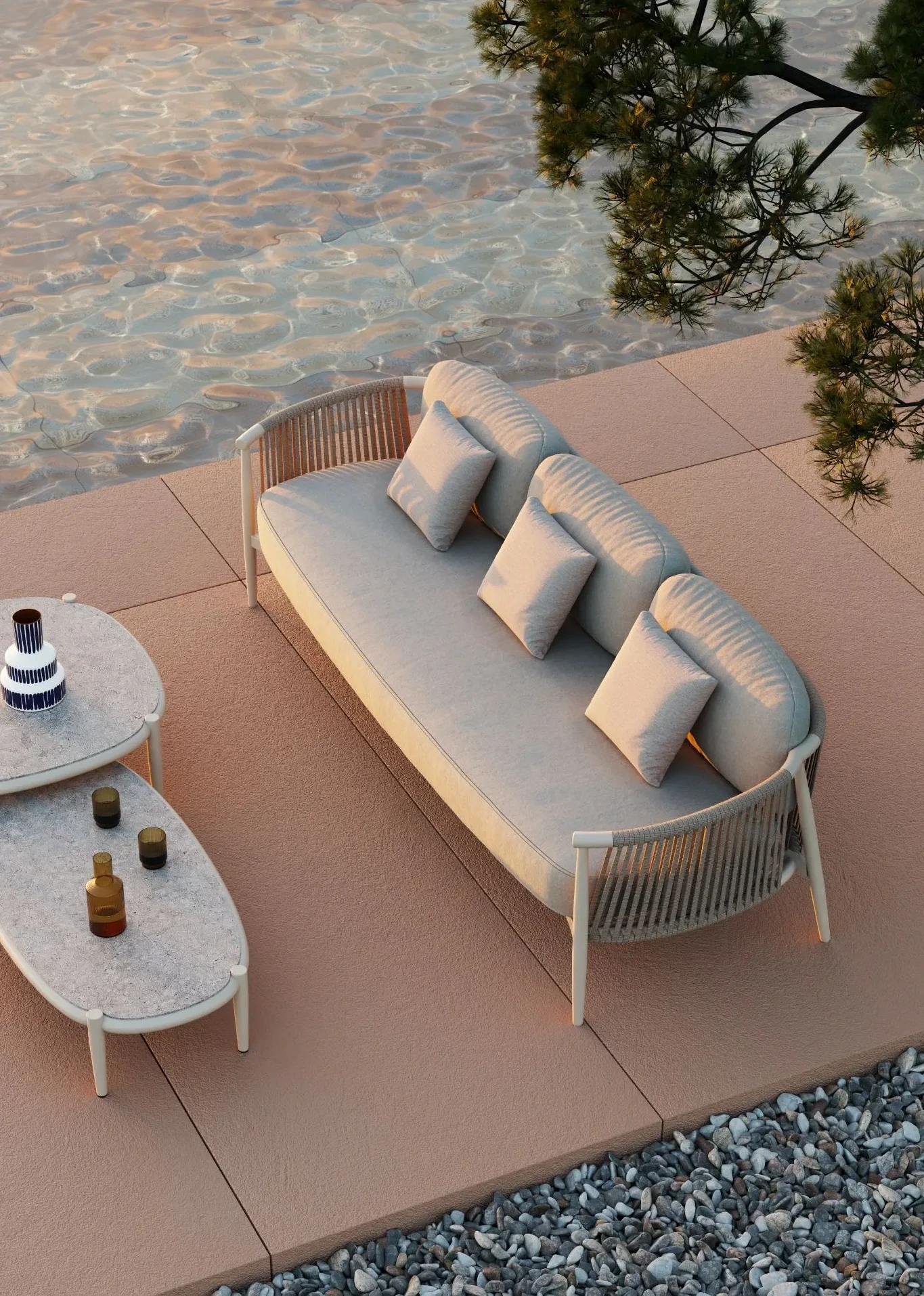 Sofá de exterior Clover